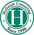 Large Hollstadt Consulting Logo Green and Black